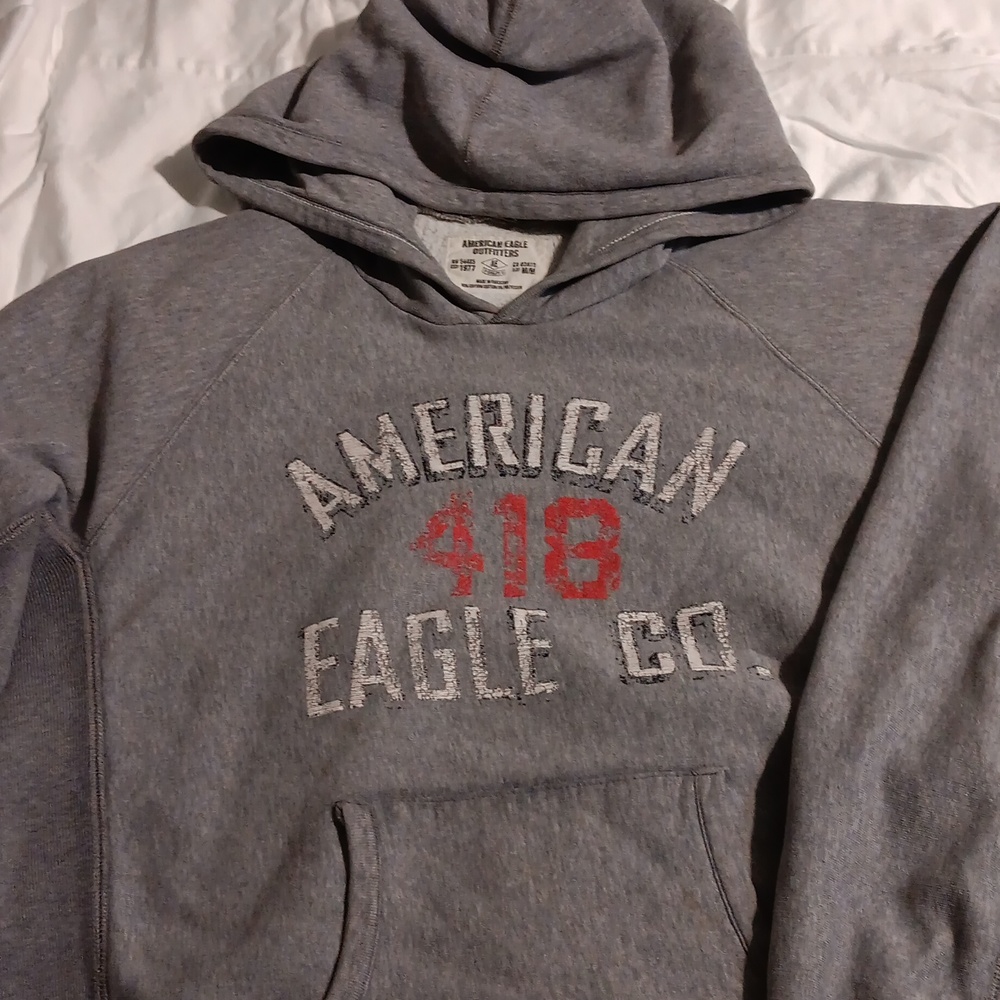 AMERICAN EAGLE Grey Hoodie